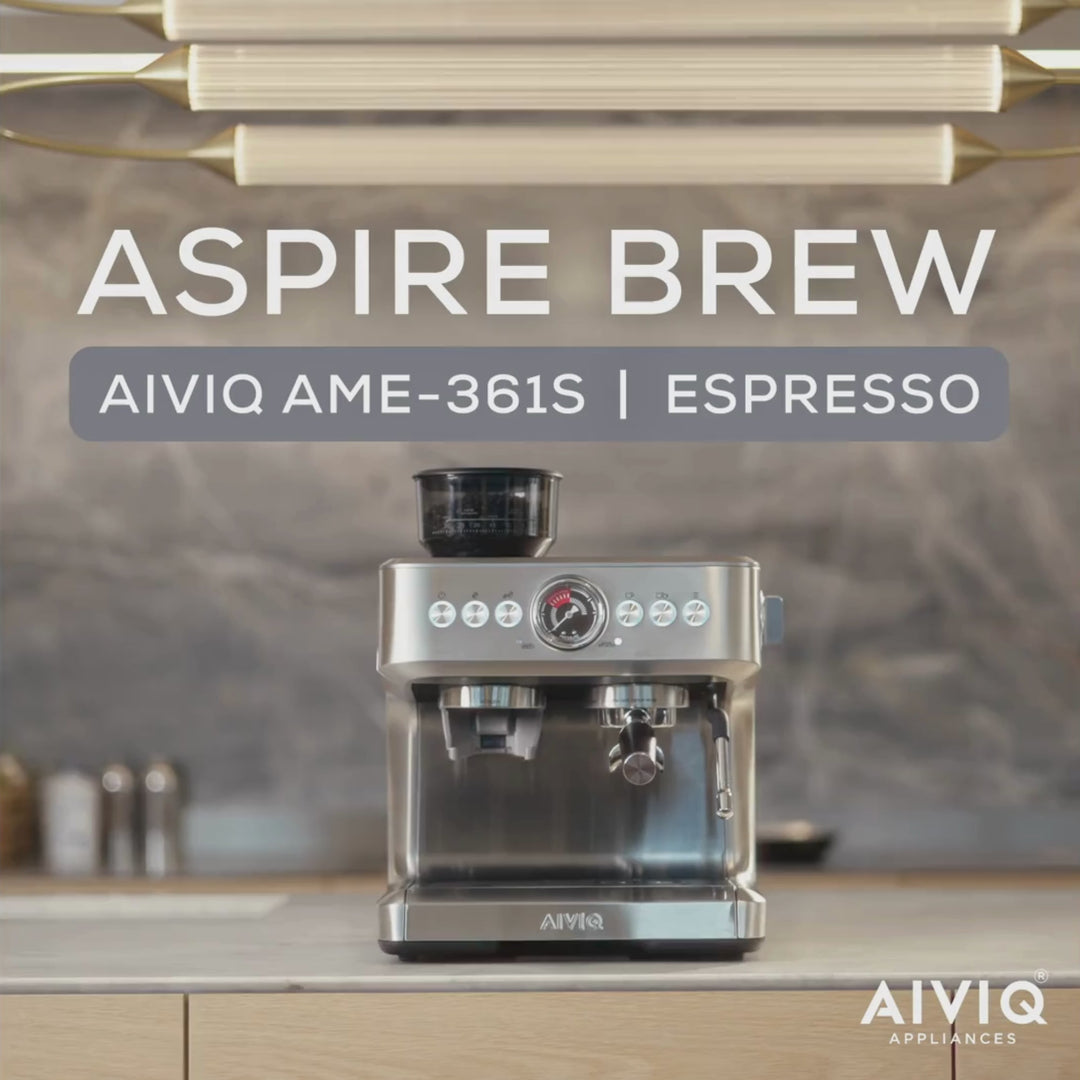 Aspire Brew - Espressomaskine med Kaffekværn